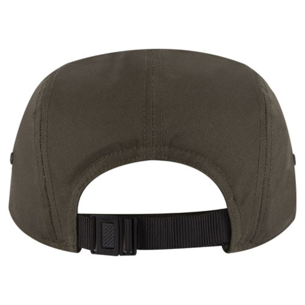 NEW Jeep Wordmark Logo 5 Panel Camper Strapback Hat DARK OLIVE GREEN - Picture 2 of 5